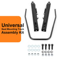 2Pcs Universal Dual Lock Slider Seat Base Track Bracket Assembly Adjuster