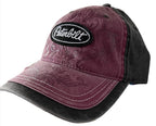 Womens Adjustable Trucker Cap for Peterbilt (Aura Pink/Black)