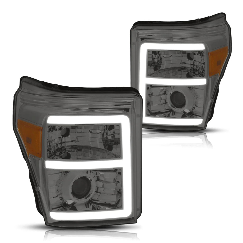 3D LED E-Bar DRL Projector Headlight for Ford Super Duty (2011–2016)