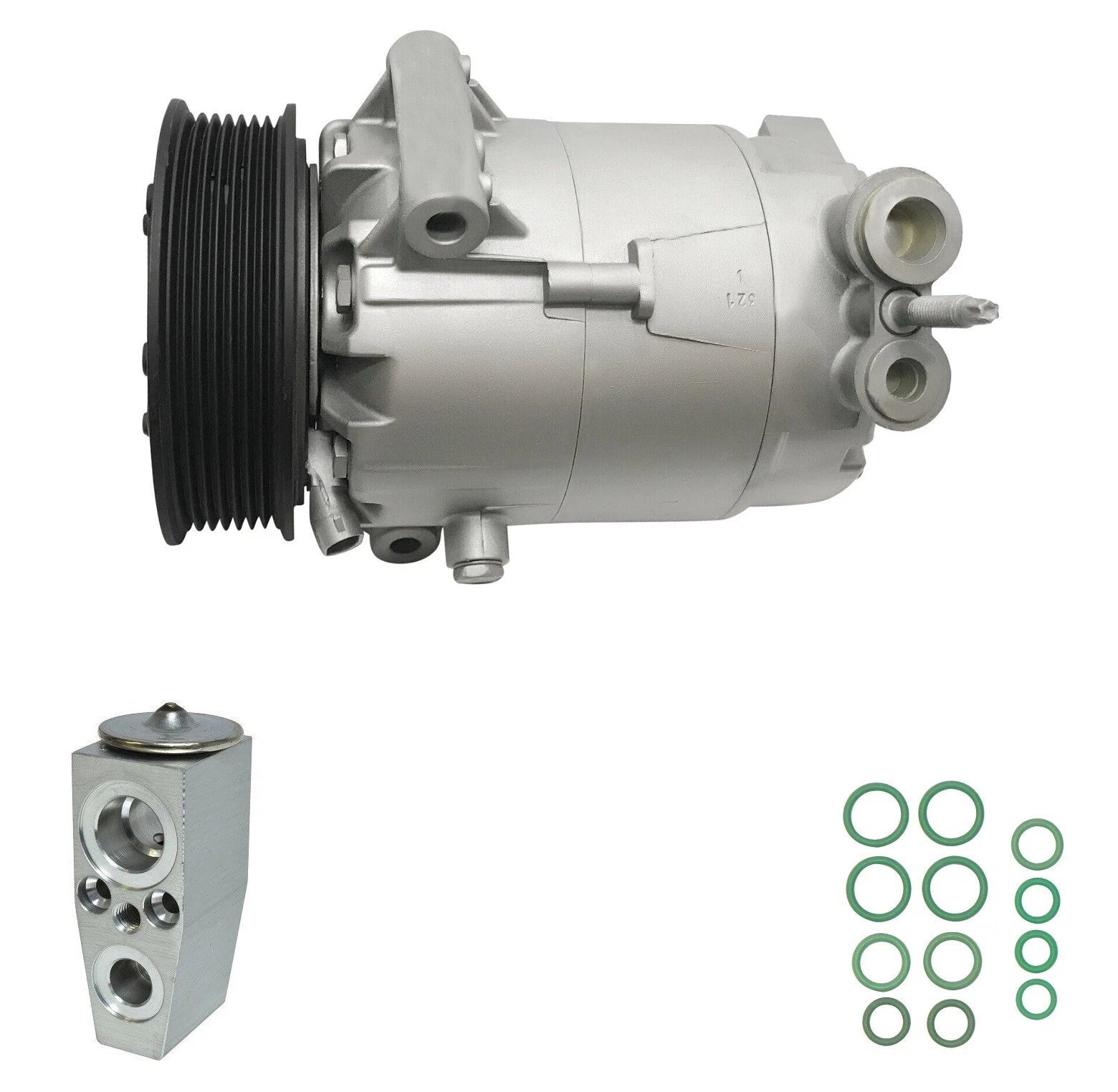 A C Compressor Kit Replacement for Saturn Aura 2.4L Hybrid (2009–2009)