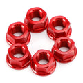 Sprocket Nut Kit M10x1.25 Red for Aprilia RSV1000 Mille Tuono R SL1000 (1999–2005)