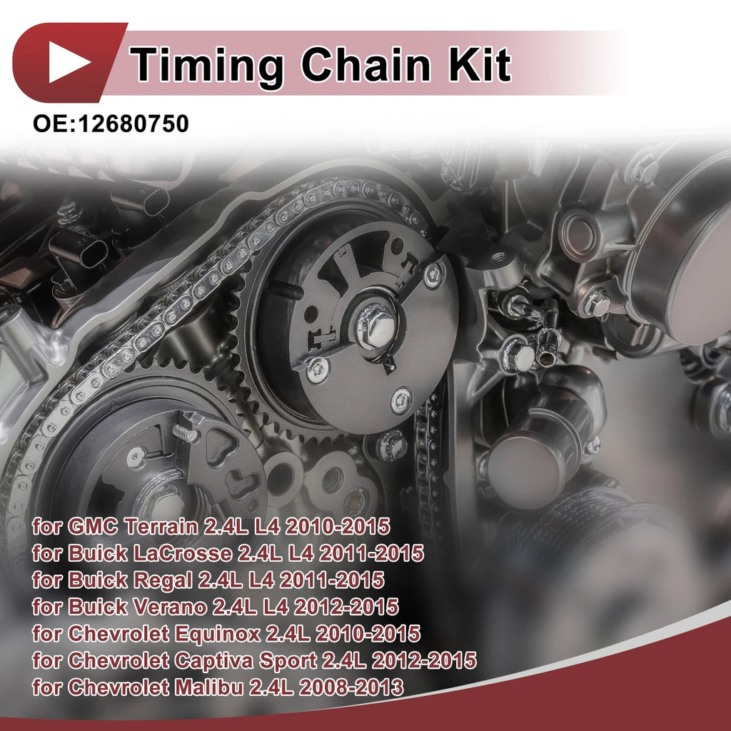 Timing Chain Kit No. 12680750 for GMC Terrain, Buick LaCrosse, Regal, Verano (2010–2017)