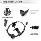 ABS Wheel Speed Sensor No. 91920F2000 for Hyundai Elantra (2016–2019)