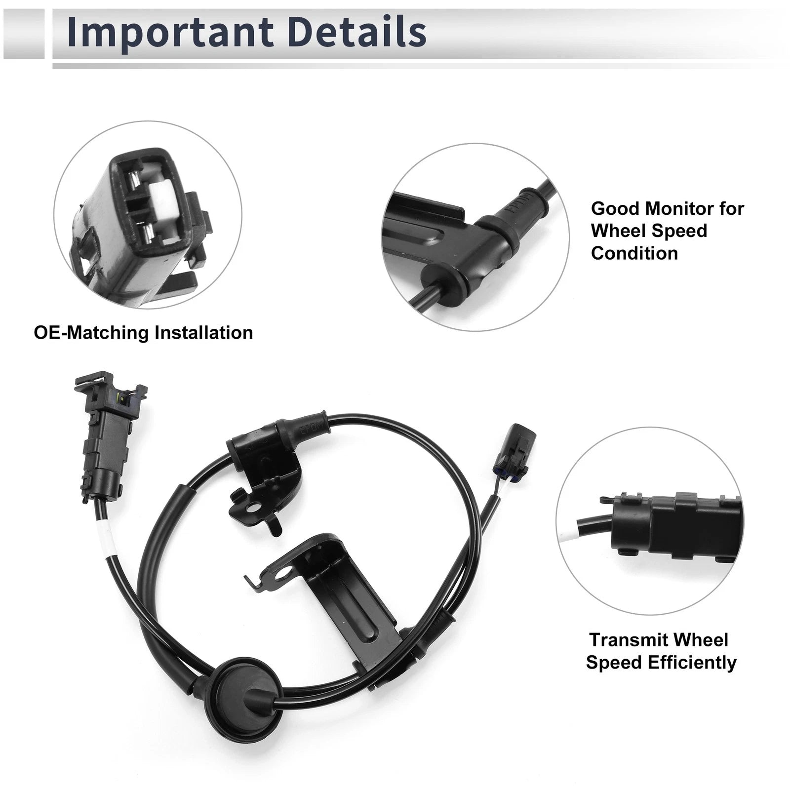 ABS Wheel Speed Sensor No. 91920F2000 for Hyundai Elantra (2016–2019)