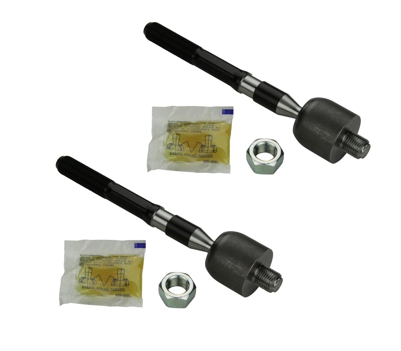 Set of 2 Inner Steering Tie Rod Ends for Hyundai Azera Sonata Kia Optima
