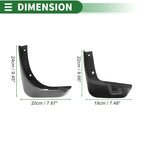 Set of 2 Mud Flaps Splash Guards for Nissan Micra March K13 (2010–2013)