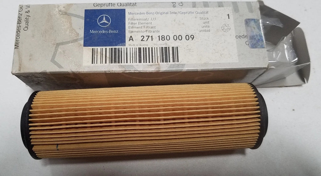 Oil Filter for Mercedes W211 W204 C180 C230 E200 (2003–2005) 2711800009