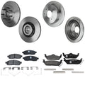 Brake Disc and Pad Kit for Ford F-150 (2004–2008) Front and Rear 7 Lugs