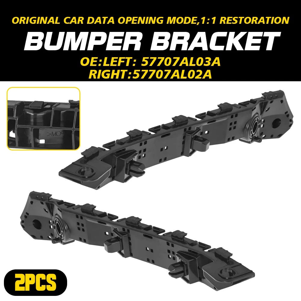 2X Front Bumper Bracket Retainers for Mazda CX-9 (2007–2015)