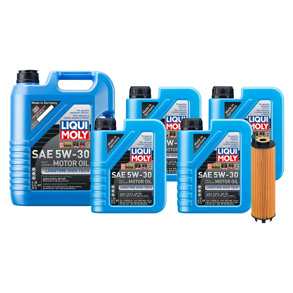 Liqui Moly 9L Longtime High Tech 5W30 Oil Change Kit for Mercedes M256 (2019–2023)