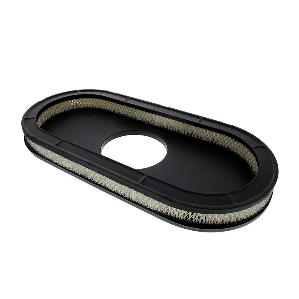 Aluminum Oval Air Cleaner Replacement for Single 4 Barrel Carb (Universal)