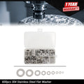 Set of 600 Flat Washers for Automotive Applications (Various Models)