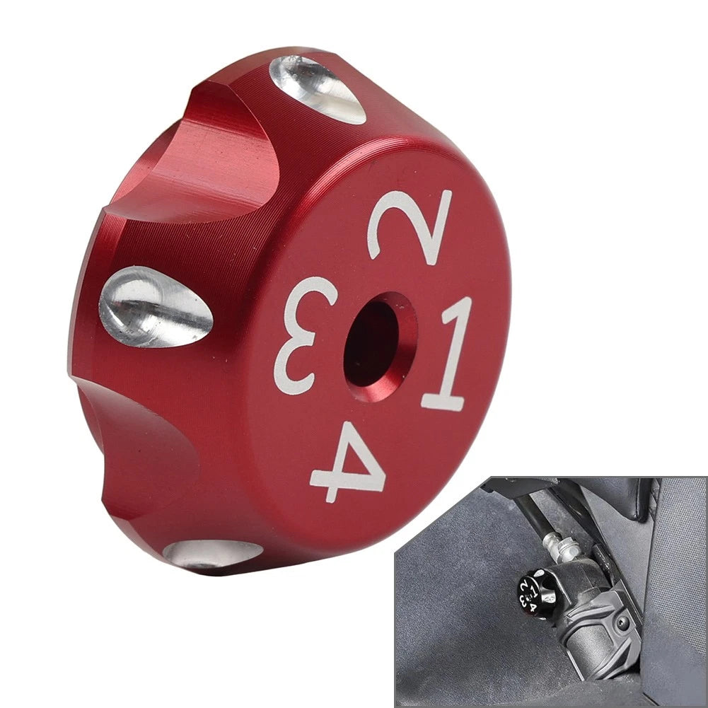 Rear Shock Suspension Adjuster Cap for Can Am Ryker 600 (2019–2023) Red