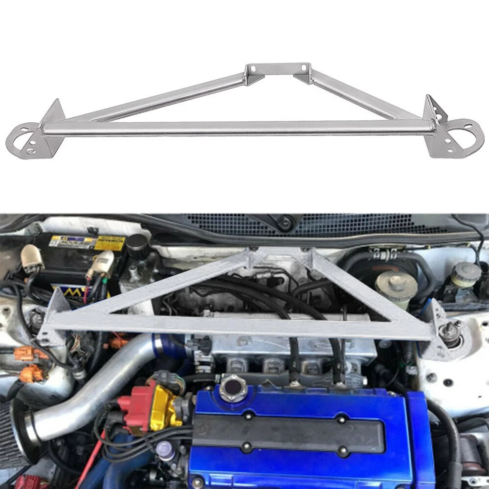 3 Point Front Upper Strut Tower Brace Kit for Honda Civic Del Sol (1992-1997)