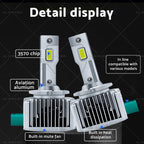 HID Xenon D1S D1R D1C LED Headlight Bulbs 180W for 6000K Conversion