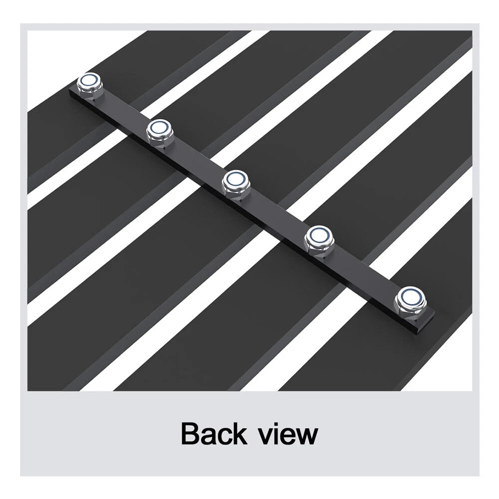 Chrome Wide Rivet Billet Grille Insert for Ram 1500 (2019-2024)