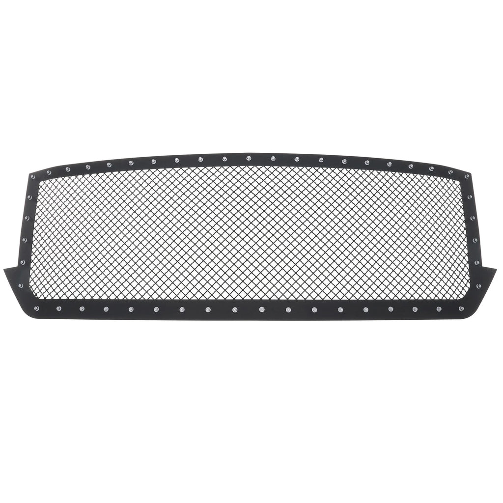 Black Mesh Rivet Grille Insert for Chevy Silverado 1500 (2016-2019)