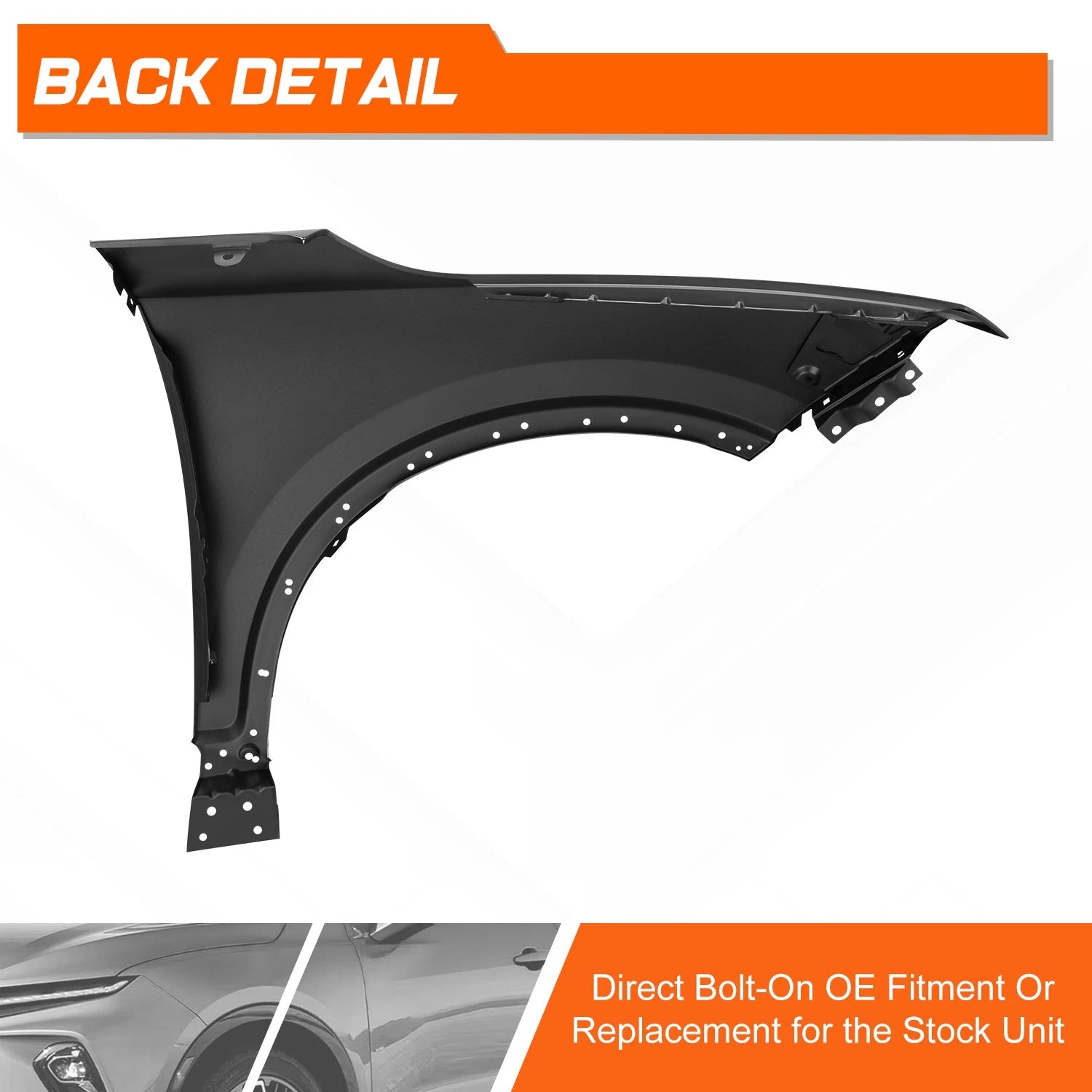 Steel Front Driver Left Side Fender Panel for Chevy Blazer (2019–2025)