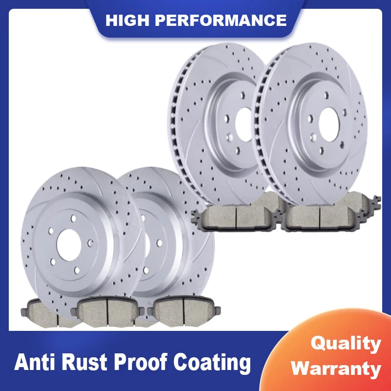 Brake Rotors and Pads Kit for Ford Flex Taurus Explorer MKS MKT (2009–2019)