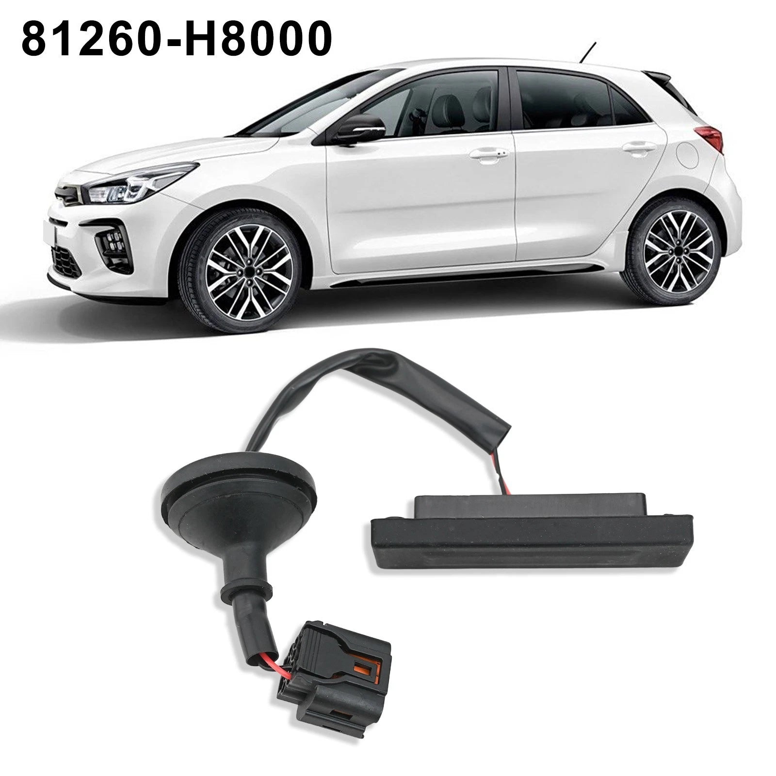 Liftgate Tailgate Handle Switch for Kia Rio (2018–2023) 81260-H8000 Black