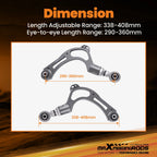 Adjustable Camber Arm Kit for Honda Civic (2016–2023) & CR-V (2017–2023)