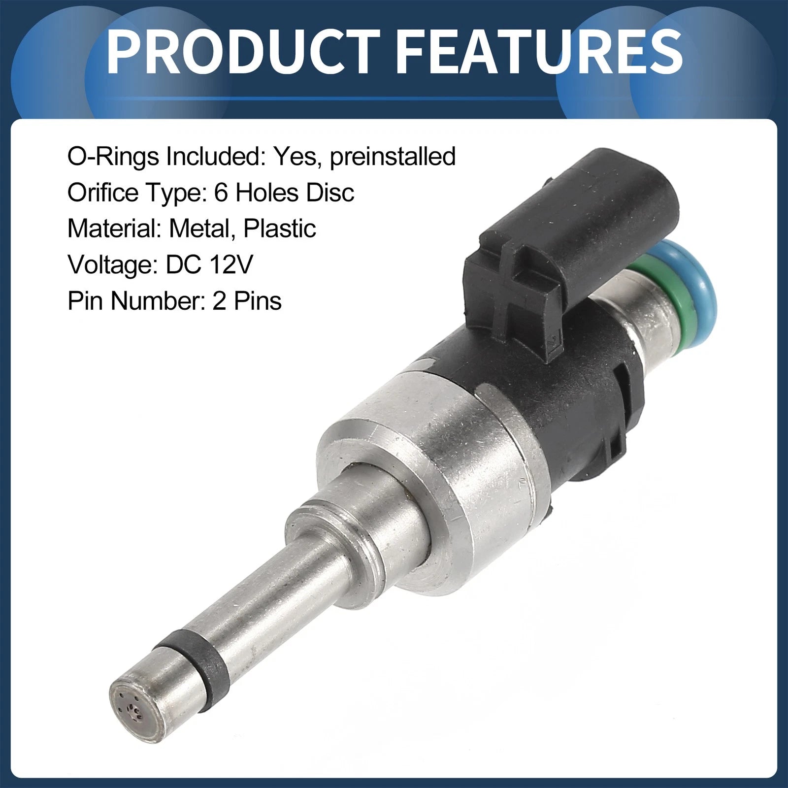 Set of 4 Fuel Injectors for Ford Escape (2018–2019) No.DS7Z-9F593-DA