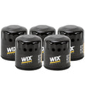 Set of 5 Wix Engine Motor Oil Filters for Buick Cadillac Chevrolet GMC