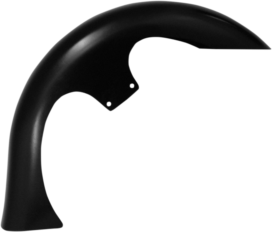 Klock Werks Slicer Front Fender Kit for Raked Frames (26") - Black Steel
