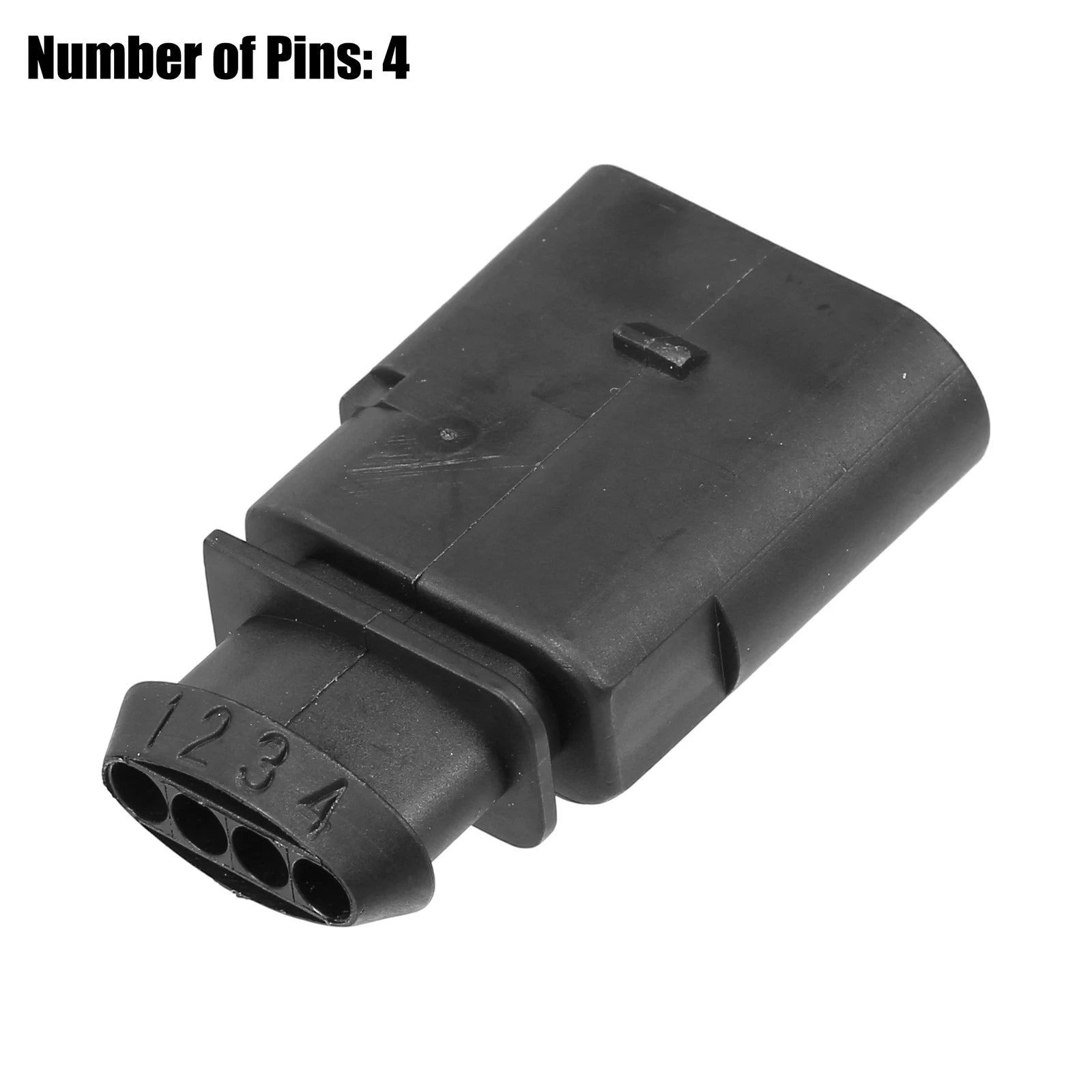 Set of 4 4 Pin Sealed Male JPT Connector Adapter Plugs for VW Audi (No. 1K0973804)