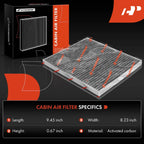 Activated Carbon Cabin Air Filter for Kia Borrego Spectra (2004–2009)