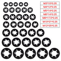 Set of 260 Starlock Push On Fasteners Locking Washers Clips