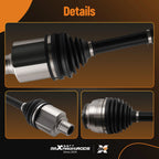 Front CV Axle Shaft Set for Dodge Ram 1500 (2006–2011)