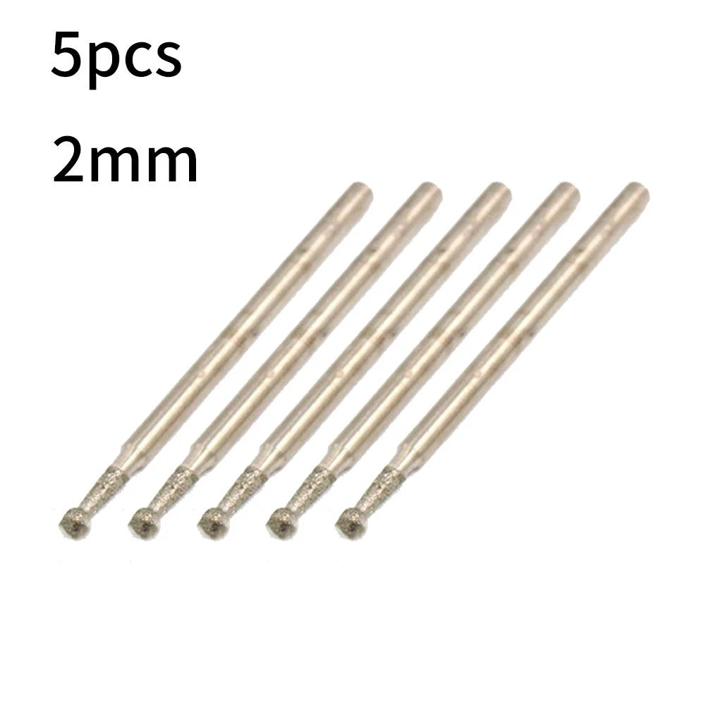 Set of 5 Electroplated Burrs for Carving Projects