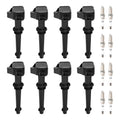 Ignition Coils & Spark Plugs for Jaguar XF XJ XK XKR (2010–2013)