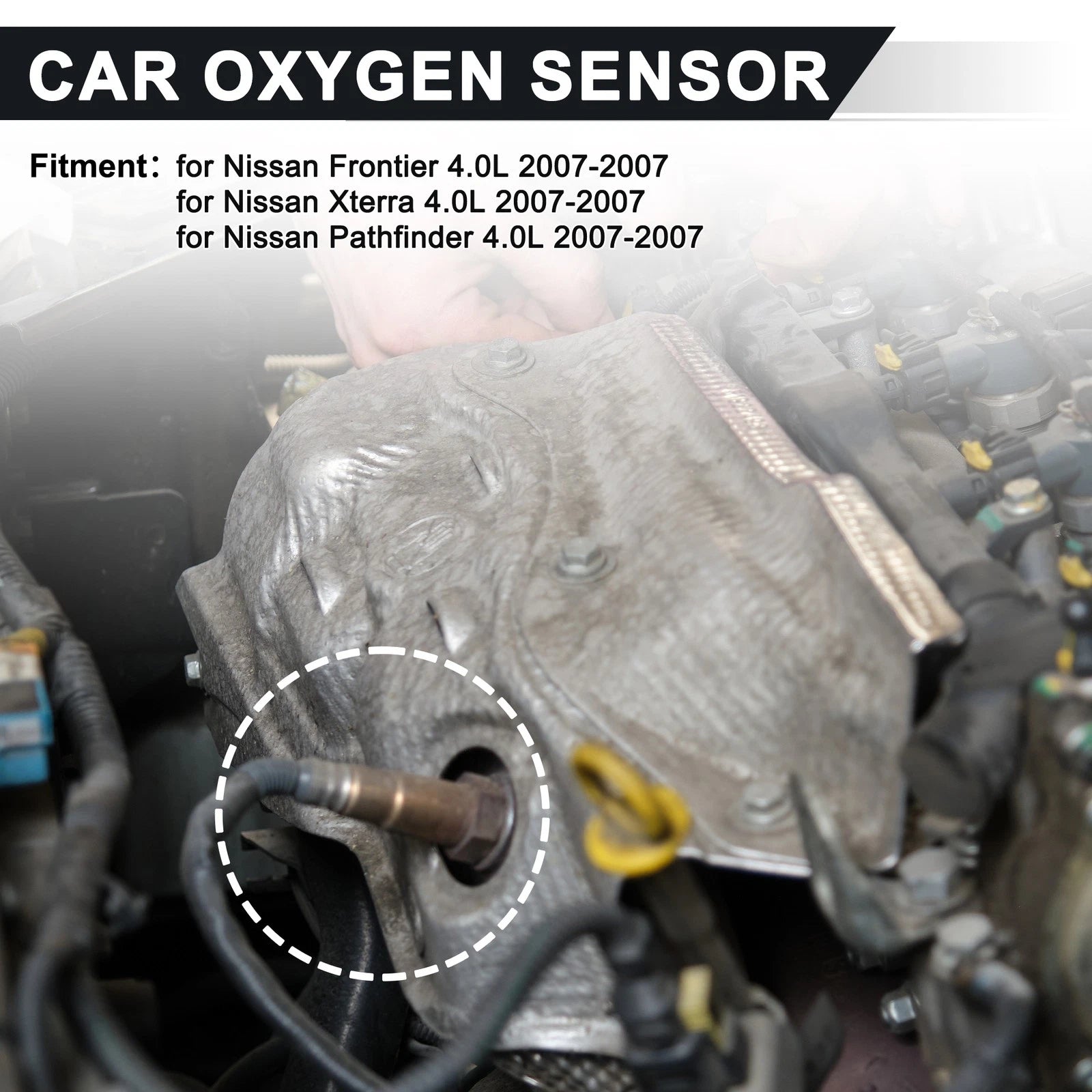Set of 2 Downstream Oxygen Sensors for Nissan Frontier 4.0L (2007) 2344297