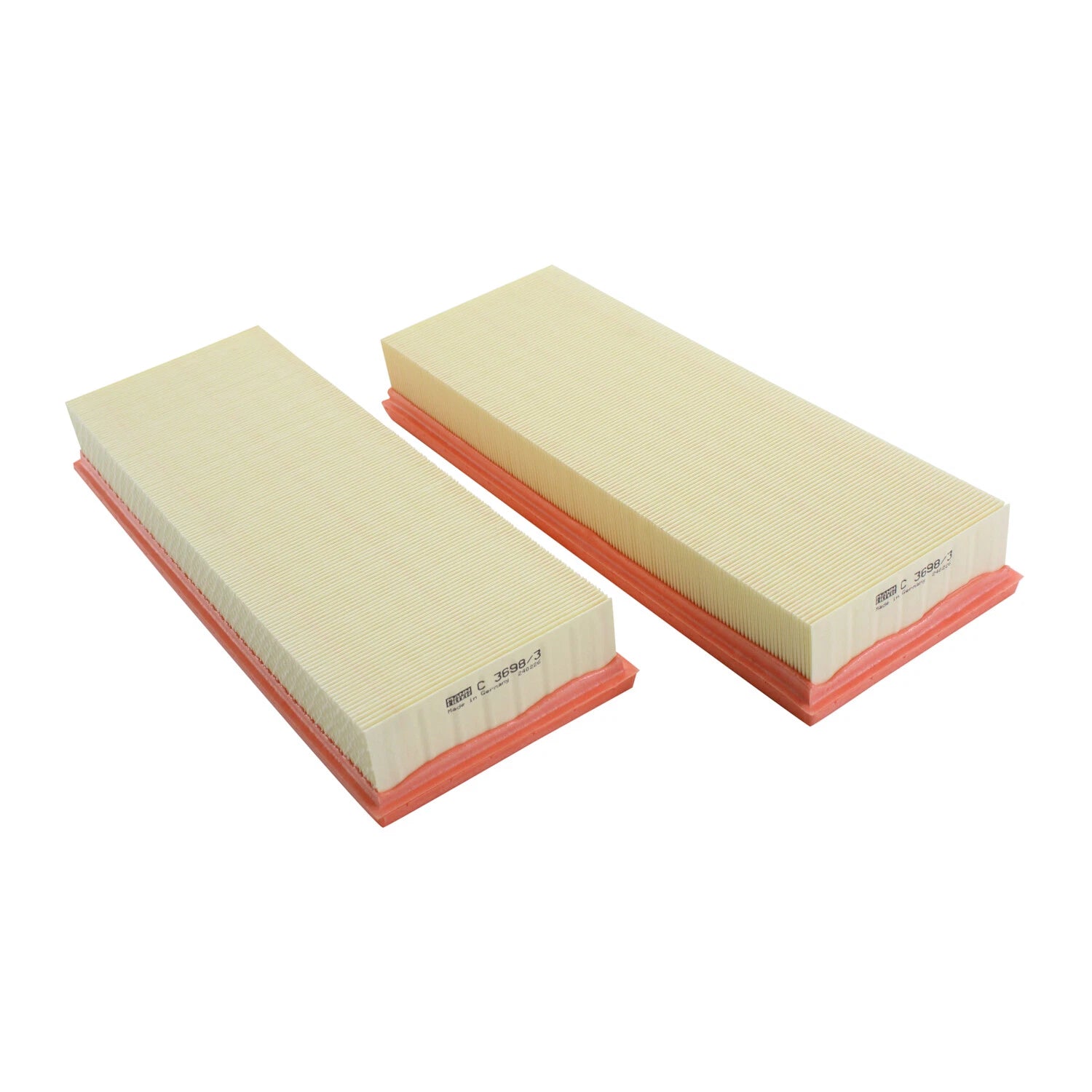 Set of 2 Air Filters Mann C 3698/3-2 for Mercedes W164 W203 W211 W220 C209 R171