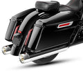 Set of 2 Megaphone Slip-On Exhaust Pipes for Harley Touring Electra Glide (2017–2025)