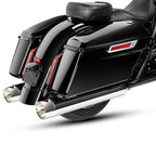 Set of 2 Megaphone Slip-On Exhaust Pipes for Harley Touring Electra Glide (2017–2025)