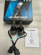 2X 9012 LED Headlight Bulbs Kit for Jeep Cherokee (2014–2015)