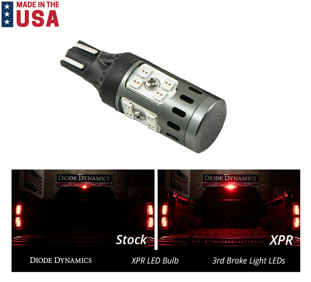Red LED 3rd Brake Light Bulb Replacement for Diode Dynamics 921 (2019–2021)