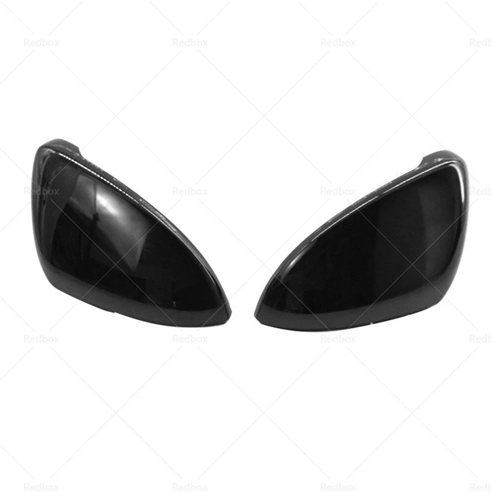 Glossy Black Mirror Cover Cap for Volkswagen Golf 7 MK7 GTI (2014–2019)