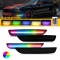 4PCS RGB LED Side Marker Lights for Mustang GT Shelby GT500 Boss 302 (2010–2014)