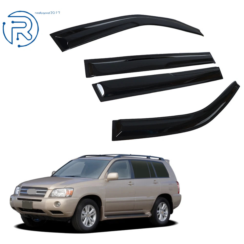 Set of 2 Window Visors for Toyota Highlander (2001–2007)