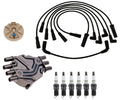 ACDelco Ignition Kit Set of 4 Spark Plugs Distributor Rotor Cap for GMC Chevy 4.3L