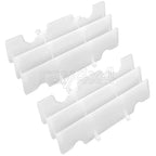 2 Radiator Grille Louvres Guards for Honda CR 125R (1992–1997) Left Right