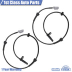 Set of 2 ABS Wheel Speed Sensors for Nissan Rogue X-Trail (2008–2011)