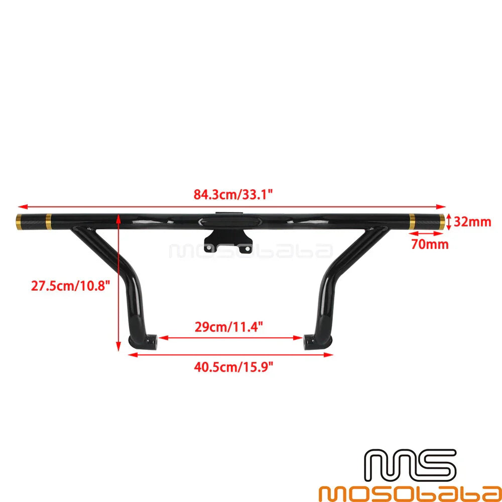 Engine Guard Crash Bar for Harley Electra Glide Standard FLHT, Road Glide