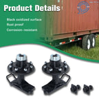 Spindle Kit with Handle for Shipping Container Wheels (8x6.5 Lug)