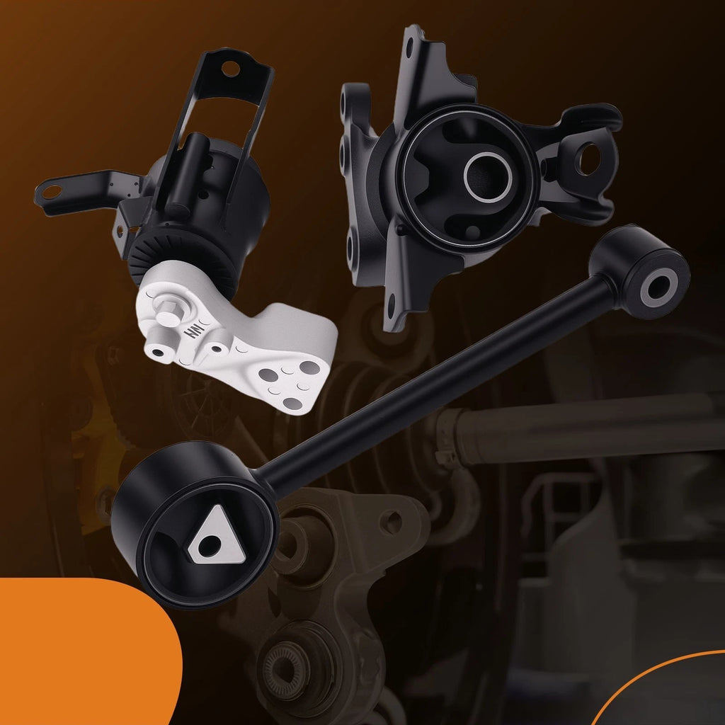 3X Engine Motor Mount Set for Mitsubishi Mirage G4 (2017-2022)