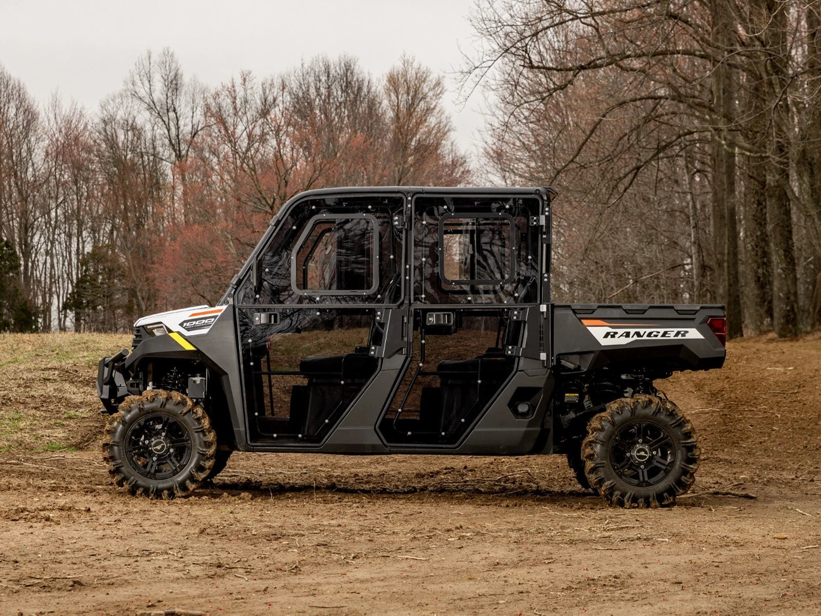 SuperATV Cab Enclosure Doors for Polaris Ranger 1000 Crew (2022–Present)
